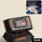 Closed pack of Velvet Wheels Car Cleaning Wipes