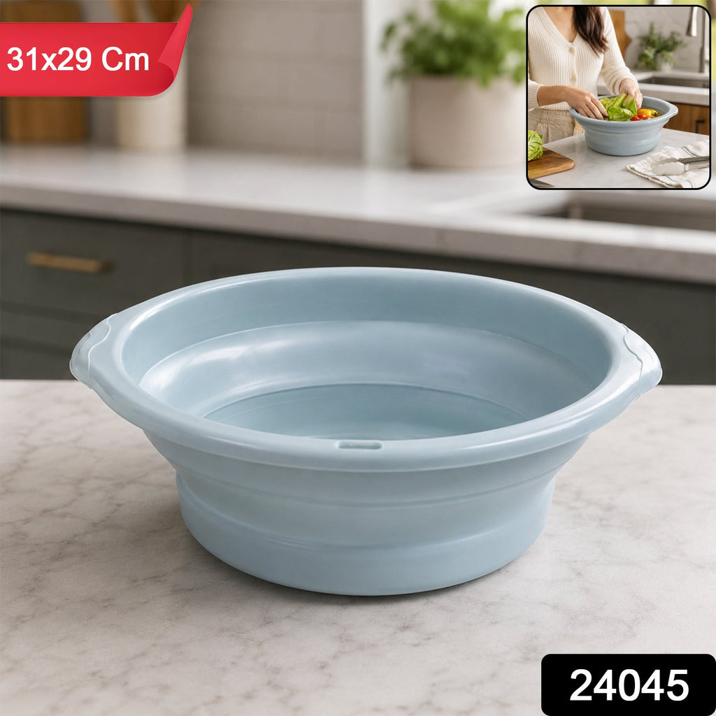 Collapsible storage basket ideal for laundry and shopping