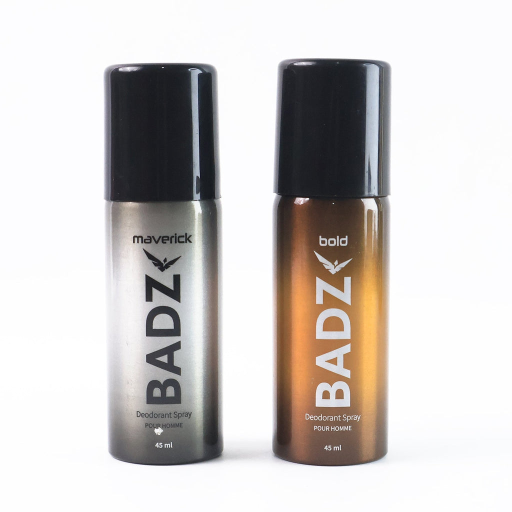 Deodorant spray designed for men with assorted mixed fragrances
