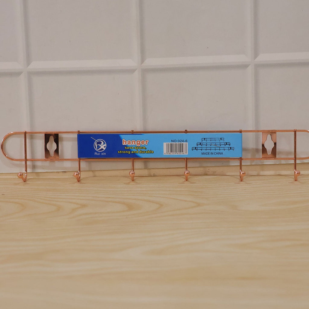 Box packaging of rose gold hook rack